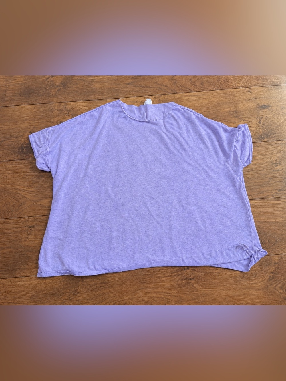 BIBI LIGHT  Purple Women's Relaxed Knit Tee